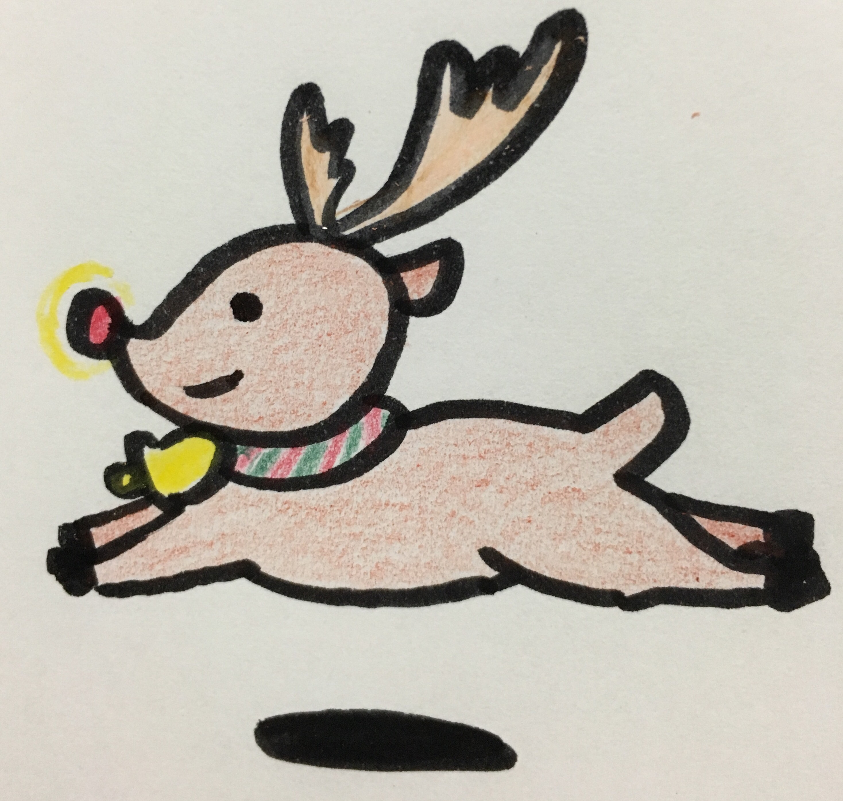 簡単可愛い クリスマスイラストの書き方 ツリー サンタ トナカイ